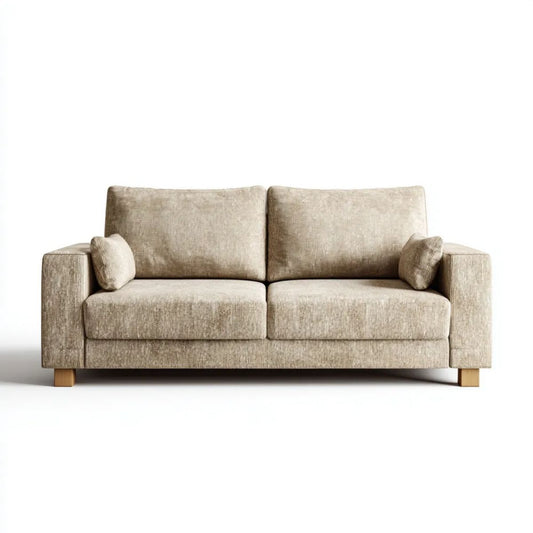 Sofa, 2 fotela w sofie z nadrukiem, drewniana, 180 x 88 x 82 cm